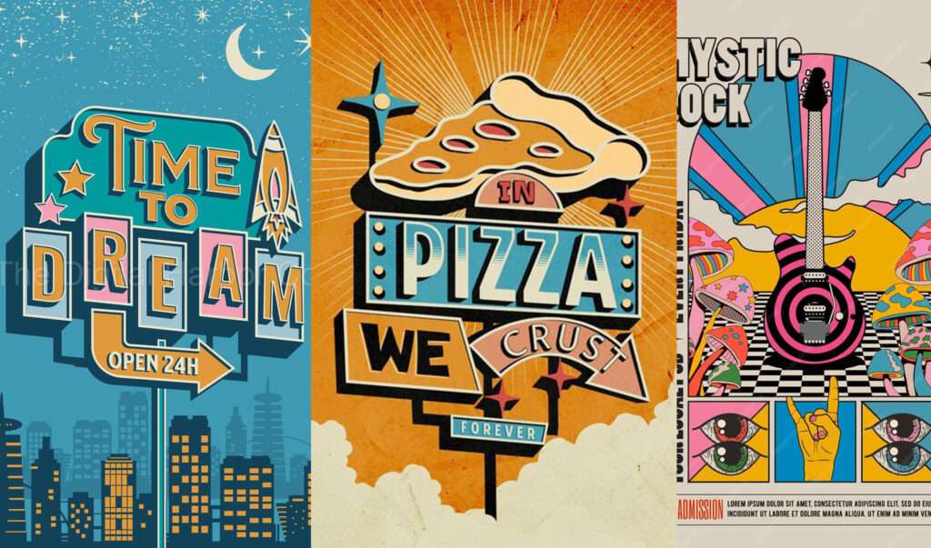 Graphic Design Trends 2024:-What to Expect in the Future of Design 7 Nostalgic Rеtro Aеsthеtics